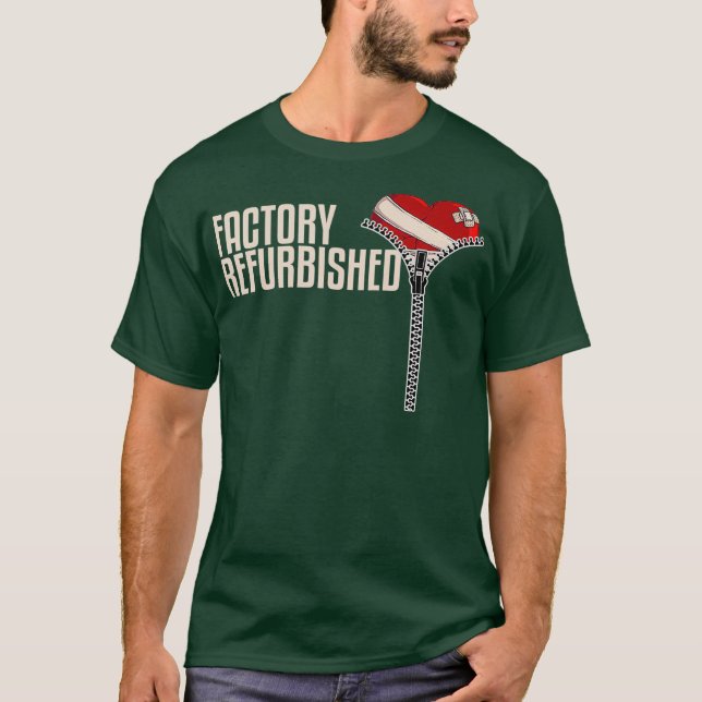 Funny Factory Refurbished Gift Open Heart T-Shirt (Front)