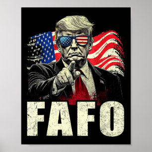 Funny Fafo Trump Fafo American Usa _5 Poster