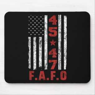 Funny Fafo Trump Shirt President 47 Trump Fafo Ame Mouse Pad