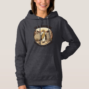 Funny Faith Resurrection Cave Vintage Engraving Sh Hoodie