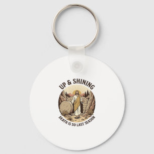 Funny Faith Resurrection Cave Vintage Engraving Sh Key Ring