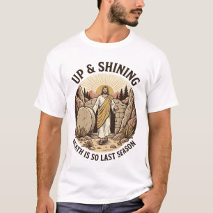 Funny Faith Resurrection Cave Vintage Engraving Sh T-Shirt