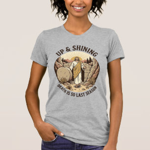 Funny Faith Resurrection Cave Vintage Engraving Sh T-Shirt