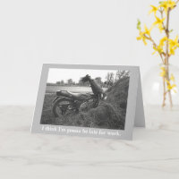 FUNNY/FAKE accident/customizable text Card