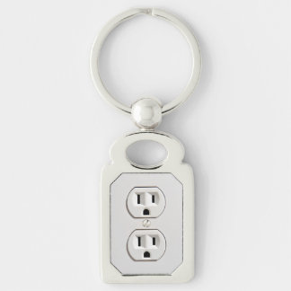 Funny Fake Electrical Outlet Key Ring