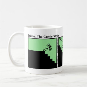 Funny Fall Down the Stairs Stickman Mug - 003