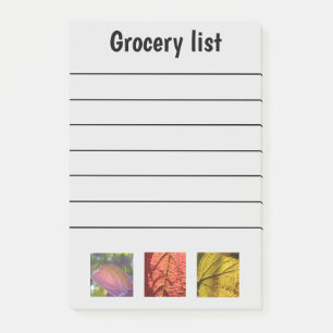Funny Fall Grocery List Post-it Notes