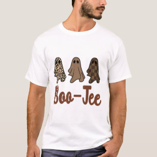 Funny Fall Halloween Ghost Boujee Boo-jee Spooky S T-Shirt