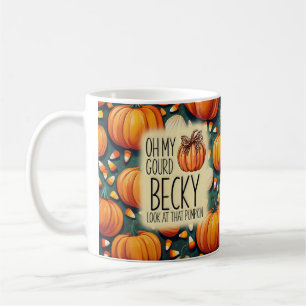 Funny Fall Pumpkin Mug, Gourd Mug Mum Friend Gift