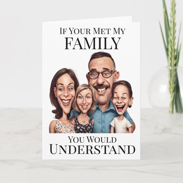 Funny Family Card (Front)