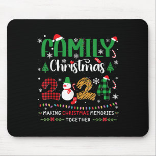 Funny Family Christmas 2024 Matching Outfit Xmas S Mouse Pad