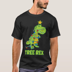 Funny Family Christmas Dinosaur Tree Rex Pajamas B T-Shirt