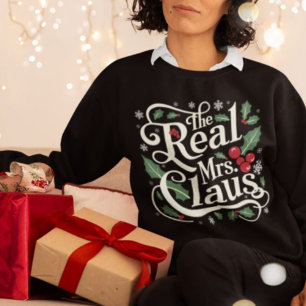 Funny Family Christmas Tees The Real Mrs Claus