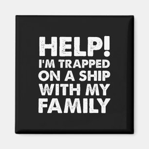 Funny Family Cruise Shirt Matching Vacation Cruisi Magnet