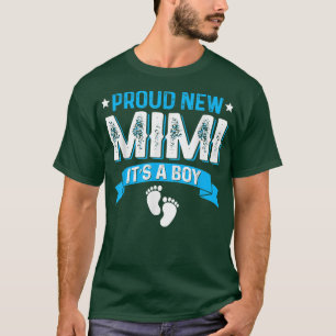 Funny Family Gender Reveal Proud New Mimi It's A B T-Shirt