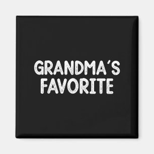 Funny Family Humor Grandparent Granhild Grandma's Magnet