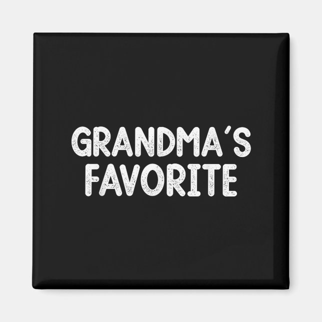 Funny Family Humor Grandparent Granhild Grandma's  Magnet (Front)