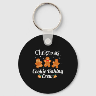 Funny Family Matching Christmas Tee Cookie Baking Key Ring