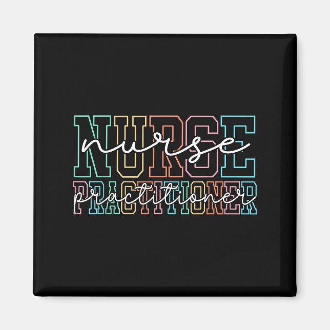 Funny Family Nurse Practitioner Np Nursing Day Nur Magnet (Front)