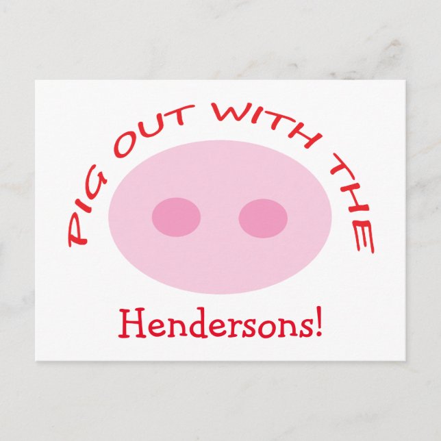 Funny Family Reunion BBQ Invitations (Front)