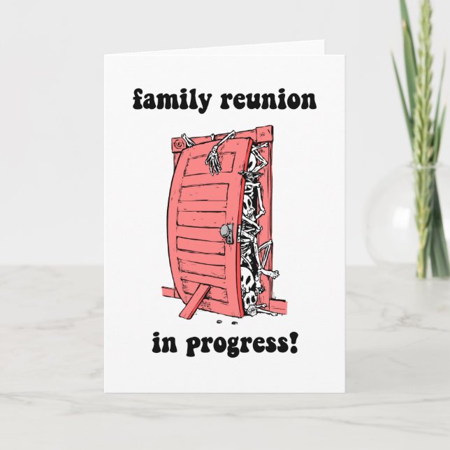 Funny family reunion card (Front)