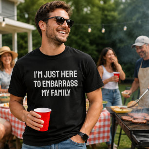 Funny Family Shirt Embarrass My Family Tee