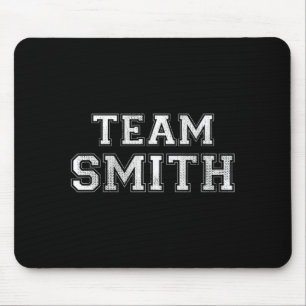 Funny family sports team smith last name smith mouse pad