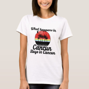 Funny Family Vacation Cancun Summer Gift Idea Men T-Shirt