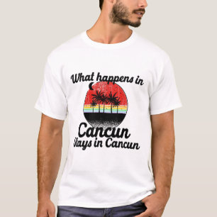 Funny Family Vacation Cancun Summer Gift Idea Men T-Shirt