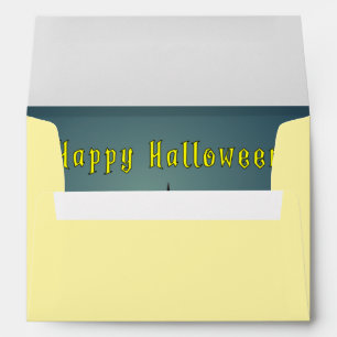 Funny Family Vacation Happy Halloween Envelope