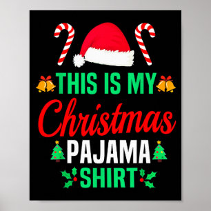 Funny Family Xmas Men Women Kids This Is My Christ Poster
