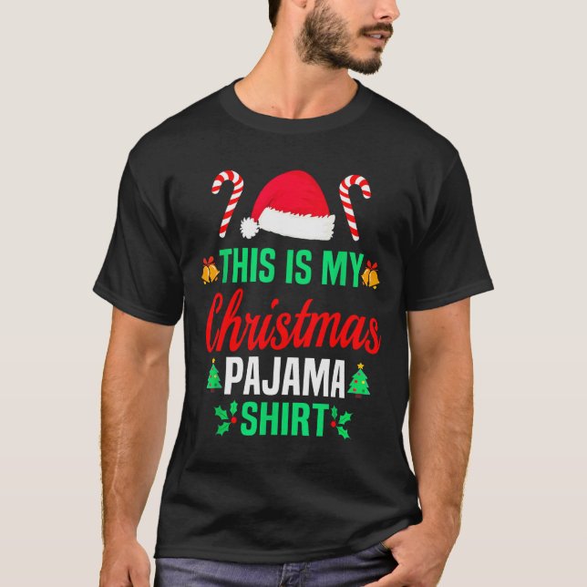 Funny Family Xmas Men Women Kids This Is My Christ T-Shirt (Front)