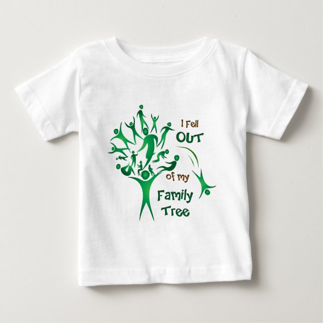 Funny FamilyTree Baby T-Shirt (Front)