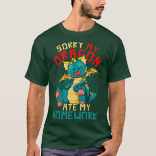 Funny Fantasy Animal Mythical Creature Cute Dragon T-Shirt
