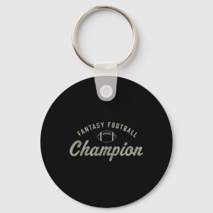 Funny Fantasy Football Champion Draught Day Season Key Ring
