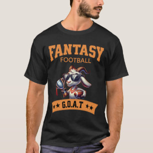Funny Fantasy Football Champion Goat T-Shirt