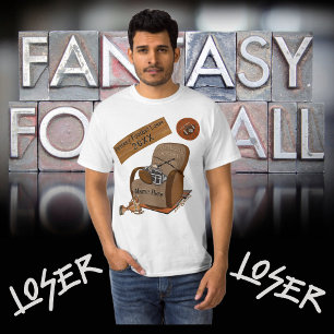 Funny Fantasy Football Loser Shirt Personalised