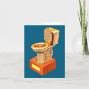 Funny Fantasy Football Loser Toilet Card