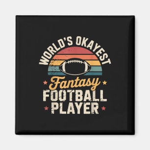 Funny Fantasy Football Player Outfit - Fantasy Foo Magnet