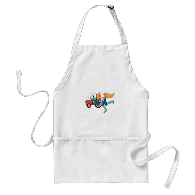 Funny Farm Life Design Standard Apron (Front)