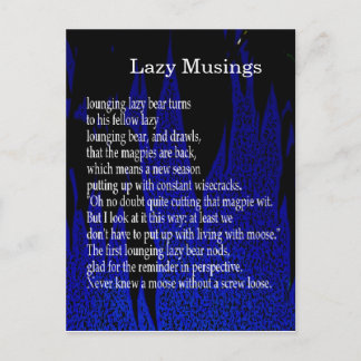 Funny Farm Poem Card #7