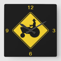 Funny Farm Tractor Road Sign Warning