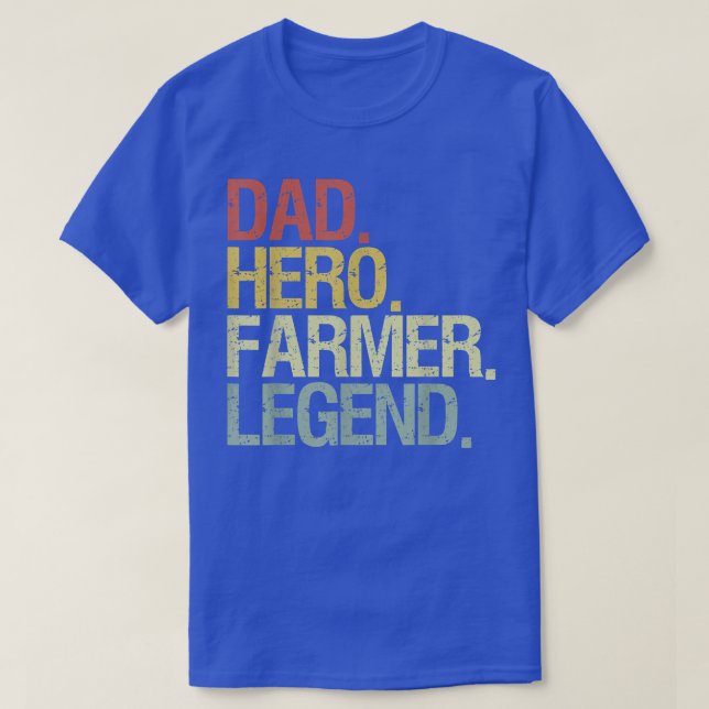 Funny farmer dad  T-Shirt (Design Front)