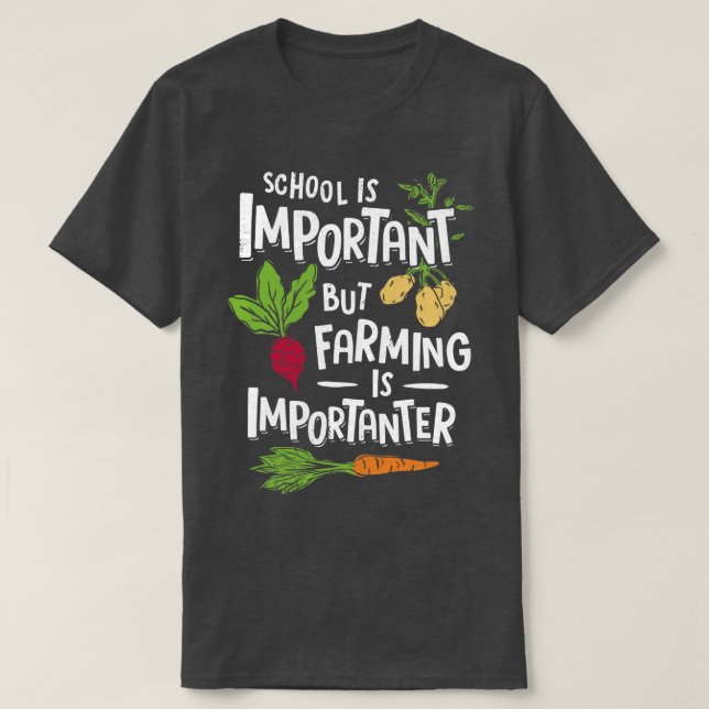Funny Farmer Farming Farm Owner Agriculturist Gift T-Shirt (Design Front)