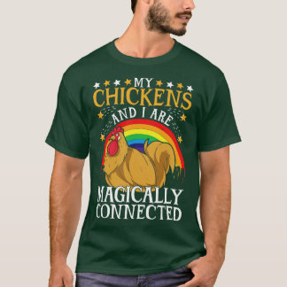 Funny Farmer Farming Hen Farm Animal Chicken T-Shirt