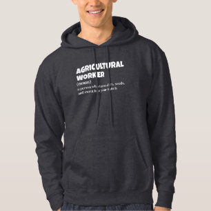 Funny Farmer Hoodie – Agricultural Worker