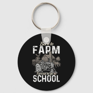 Funny Farmer Shirt Men Tractor Boys Tractor Lover Key Ring