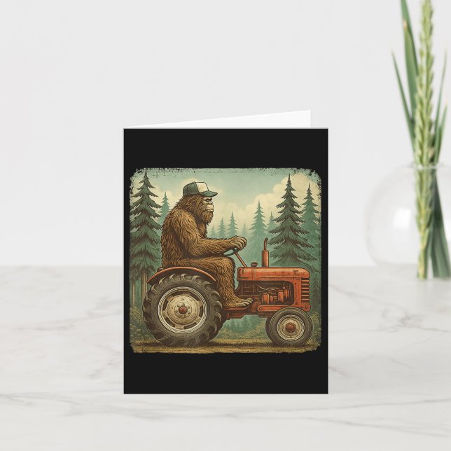 Funny Farmer Shirts Men Tractor Rancher Farm Dad D Card (Front)