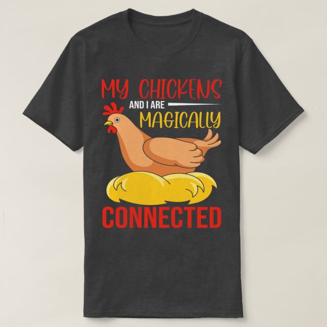 Funny Farming Hen Farmer Farm Animal Chicken 1 T-Shirt (Design Front)