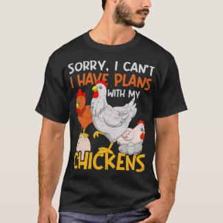 Funny Farming Hen Farmer Farm Animal Chicken T-Shirt